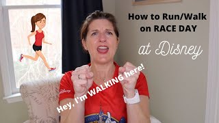 How to Run Walk a Big Run Disney Race 45 Seconds of running and 30 Seconds of Walking