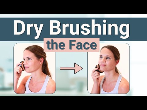 Face Lymphatic Drainage : Using a Dry Brush