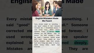 English Mistakes Made Me Fluent | English Reading and Listening Practice #englishforbeginners
