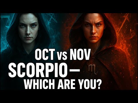 5 Real Differences Between October Scorpio ♏🍂 and November Scorpio 🦂❄️ — Which Sign Are You?