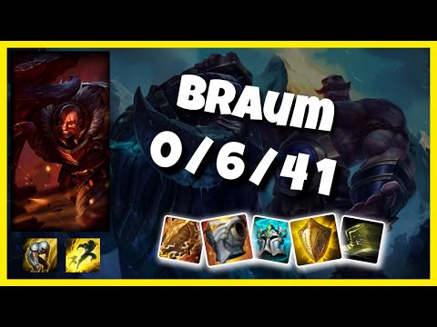 NA Challenger Braum SUPPORT (0/6/41) vs SETT Gameplay Replay - Patch 10.18