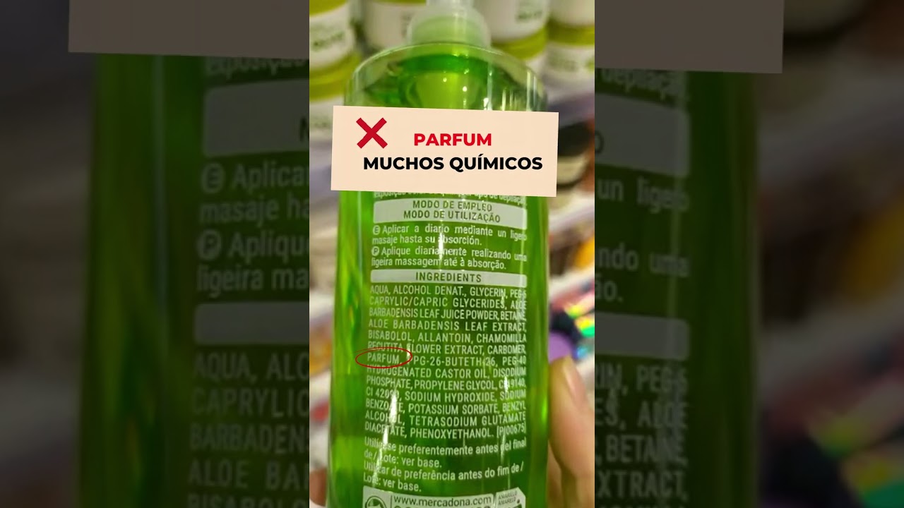 MERCADONA GEL ALOE VERA  ⛔  NO LO COMPRES!! #shorts