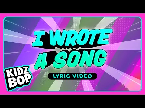 Video thumbnail for I Wrote A Song