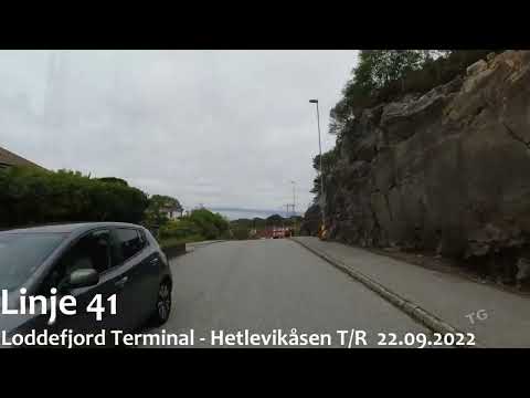 Linje 41 - Loddefjord Terminal - Hetlevikåsen T/R