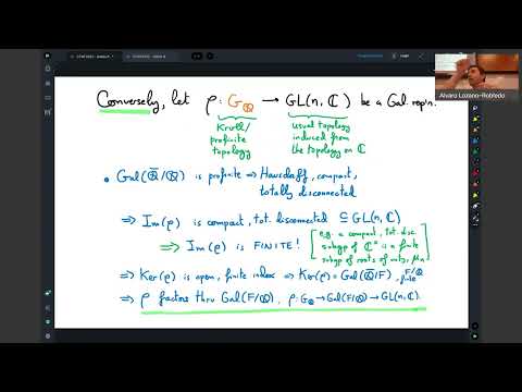 CTNT 2022 - An Introduction to Galois Representations (Lecture 3) - by Alvaro Lozano-Robledo