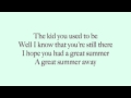 Vance Joy - Great Summer LYRICS 