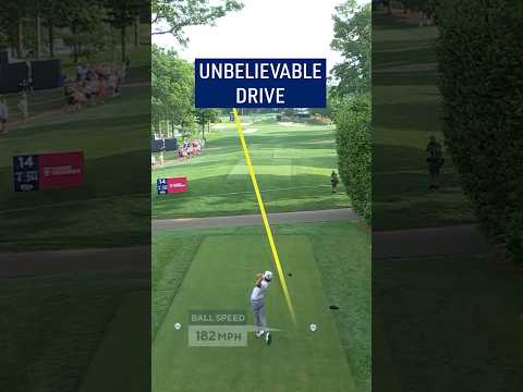 347  ➡️  1 yard. INCREDIBLE from Max Homa! 😱