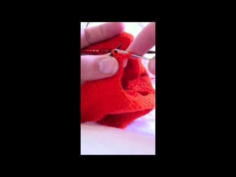 Maschenstich (Strickstich)  ( Zusammennähen)