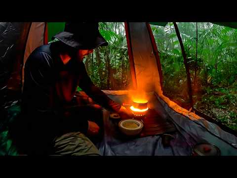 Wild Camping Alone — One Night in a Tropical Storm