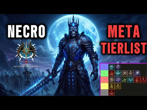 S11 BEST NECRO BUILDS META TIERLIST | Diablo 4 Season 11 Necromancer S-Tier Build SKULM #skulm