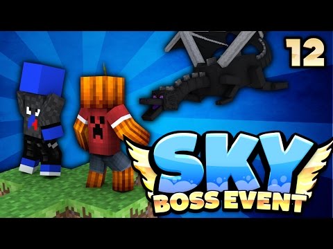KAMPF GEGEN 10 ENDERDRACHEN - BOSS EVENT! - Minecraft SKY #12 | DieBuddiesZocken