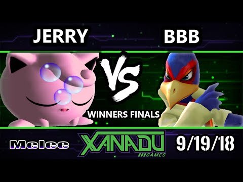 S@X 268 SSBM  - EBM | Jerry (Jigglypuff) Vs.  BBB (Falco) Smash Melee Winners Finals