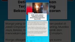 DETIK-DETIK LEDAKAN BESAR DI BEKASI! Berawal dari Kebocoran Gas di SPBE Cimuning, Warga Panik