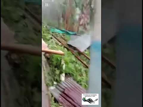 ALCALDÍA Y BOMBEROS VOLUNTARIOS RESPONDIERON ANTE EMERGENCIA POR HURACÁN EN VEREDA BUENOS AIRES