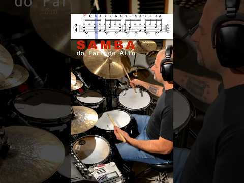 How To Play Samba Partido Alto on #drums in 30 Seconds!