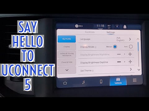 Let's look at the UConnect 5 Radio