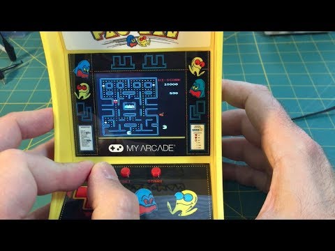 Micro Player Pac-Man Retro Arcade Unboxing Demo and Teardown