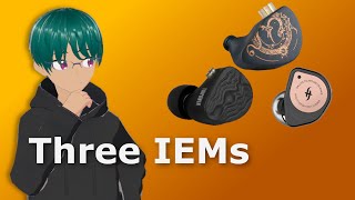 VTuber IEM Review: Blon x HBB Z300, Simgot EW100P, Tripowin Piccolo