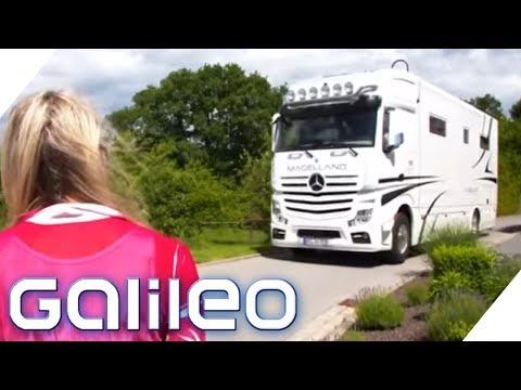 €700,000! This truck is an XXL luxury camper! | Galileo | ProSieben