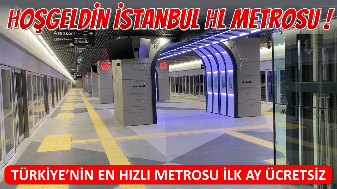 İstanbul Havalimanı Metrosunun İlk Gününden İzlenimler