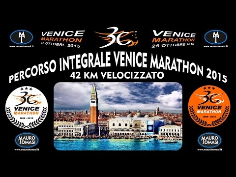 Percorso Integrale Venice Marathon (VE) di 42 km del 25/10/2015 Velocizzato