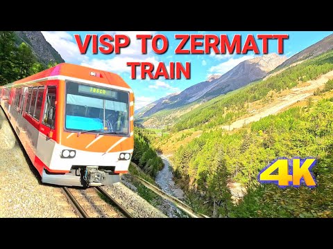 VISP TO ZERMATT TRAIN - SWITZERLAND