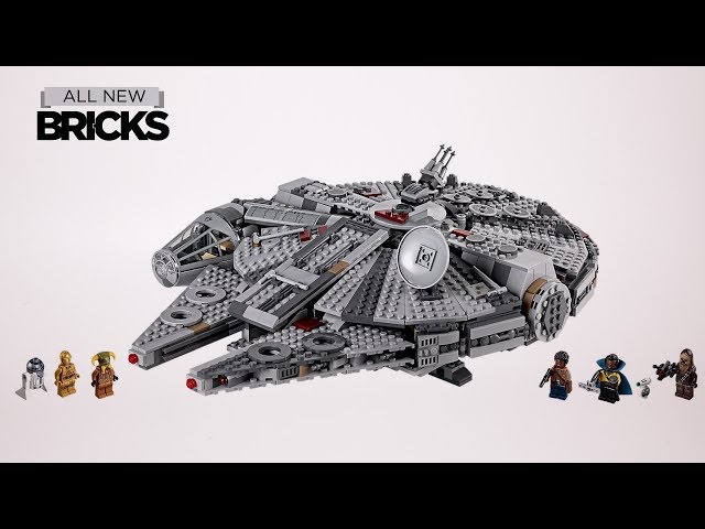 Vídeo relacionado con Lego Star Wars: The Rise of Skywalker Millennium Falcon 75257 Starship Model Building Kit and Minifigures, New 2019 (1,351 Pieces)