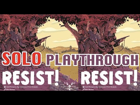 Resist! [1-Player Game] - Solo Playthrough [GAMEFOUND]