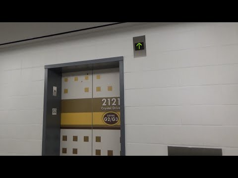 Otis Elevonic R Modded Elevators at Crystal Park Two, Crystal City - Arlington, VA