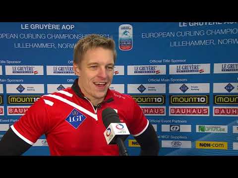 #ecc2021 Krause(DEN) blanks the 10th and draws the button to win in extra end to upset Walstad(NOR)