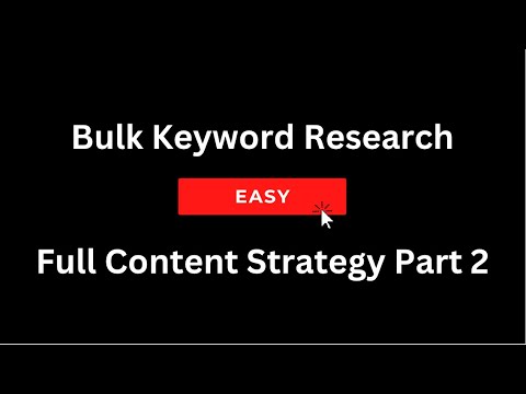 Part 2   Keyword Research for a Local Business Website   Keyword Mapping & Content Planning