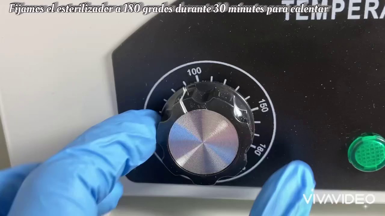 Esterilización horno calor seco o poupinel