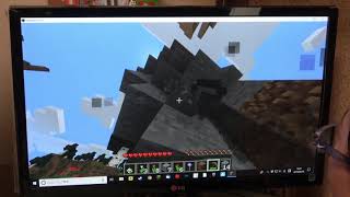 ちょっと運がよかった場所　マインクラフト実況１