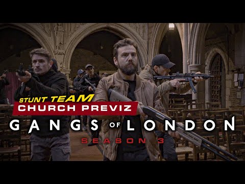 CHURCH FIGHT // STUNT TEAM PREVIZ /// GANGS of LONDON season 3
