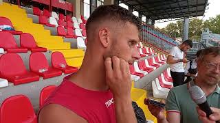 VIDEO. CARPI: IL COMMENTO DI MATTEO BOCCACCINI DOPO AL VITTORIA SUL MEZZOLARA