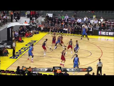 Domantas Sabonis vs FC Barcelona 05.10.2016 (8Pts) (Preseason Game)