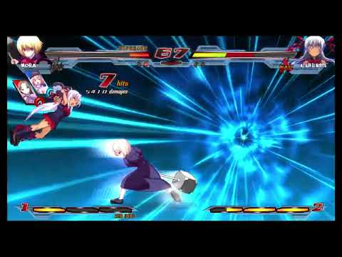 NITROPLUS BLASTERZ -HEROINES INFINITE DUEL- - Mora vs Last Boss (Arcade Mode)