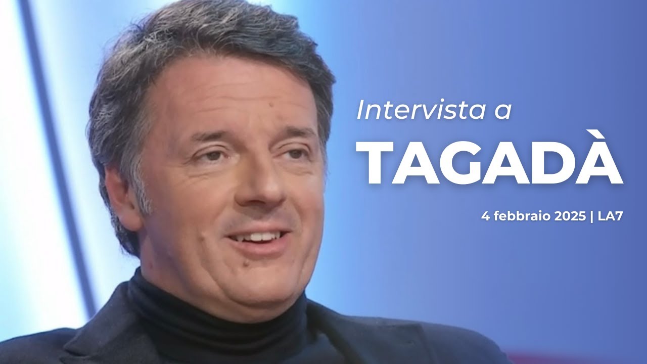 Matteo Renzi ospite a Tagadà | 4/02/2025