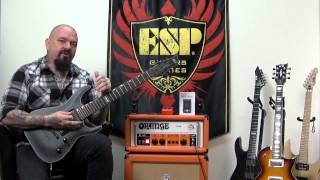 Video thumbnail for ESP LTD H7-2015 40TH Anniversary 2015 See Thru Black Satin Seven String Electric Guitar Demo by 6-String