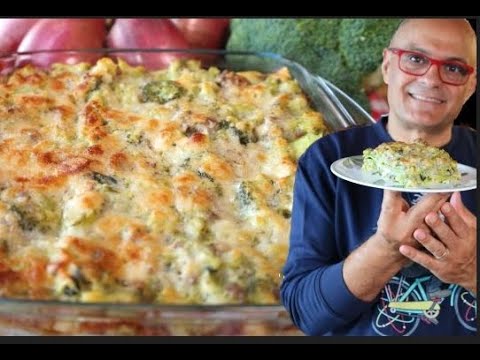 Lasagne Cremose Broccoli e salsiccia con il formaggio