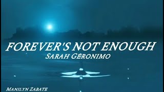 Sarah GERONIMO-FOREVER&#39;S NOT ENOUGH (LYRICS)