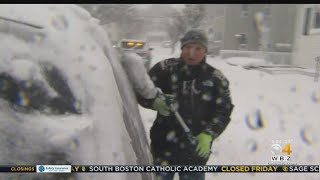 'This One Is Definitely Something': Peabody Gets About 15 Inches Of Snow Thursday