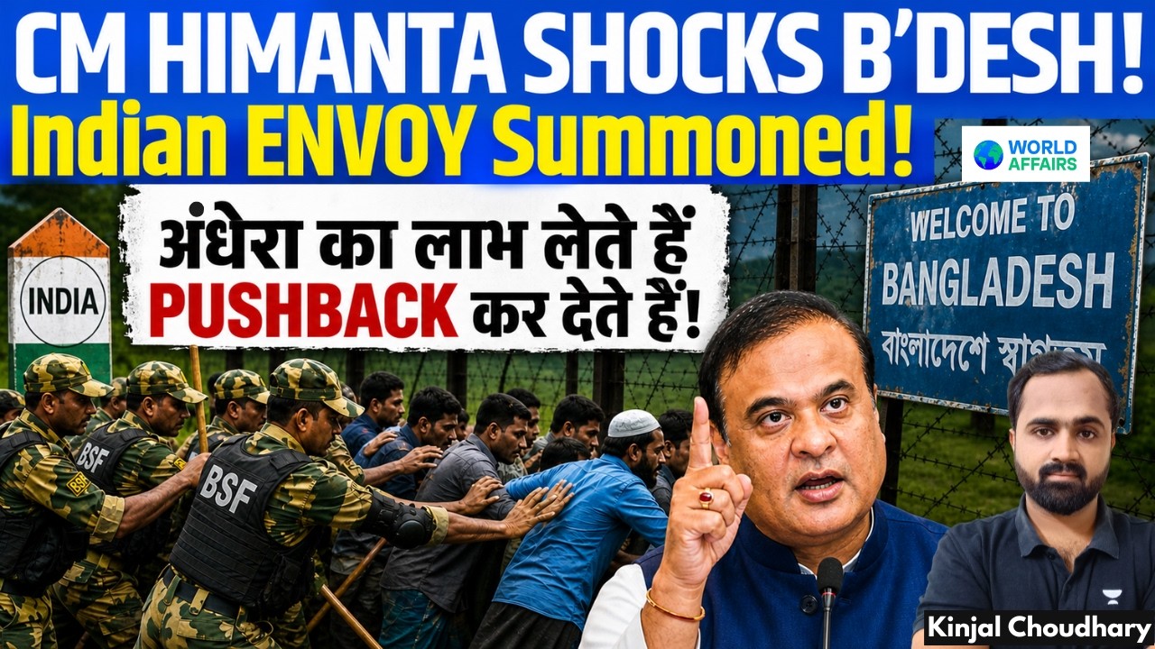 Bangladesh Summons Indian Envoy Over Himanta Biswa Sarma’s Pushback Of Bangladeshis Remark | Kinjal