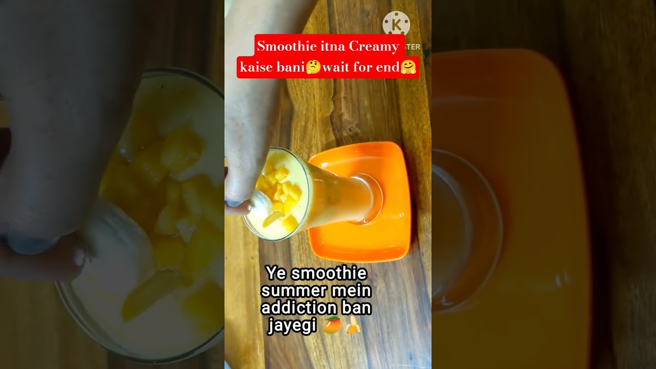 Creamiest Smoothie #Shorts #viral #summer