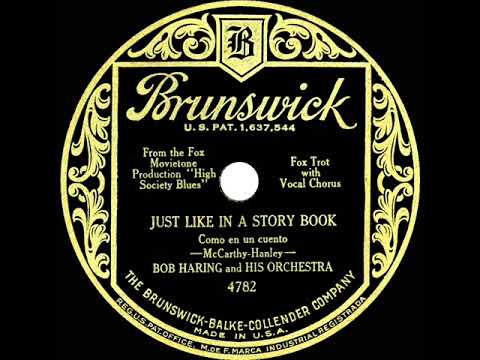 1930 Bob Haring - Just Like In A Story Book (Scrappy Lambert, vocal)