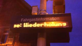 preview picture of video 'Laufschriftanzeige im Bahnhof Hermaringen'