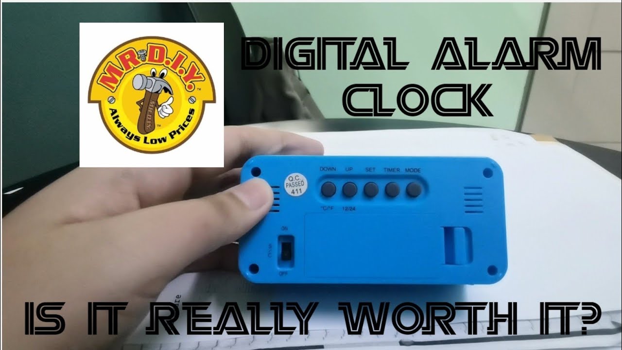 Mr. DIY Digital Alarm Clock