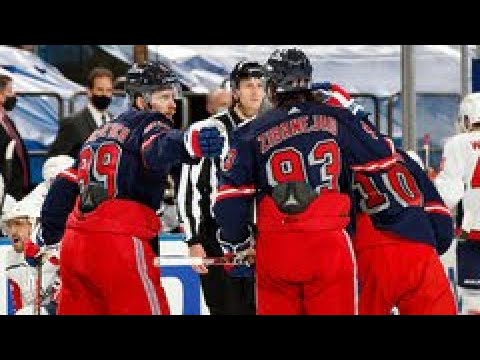 The New York Rangers defeat the Washington Capitals