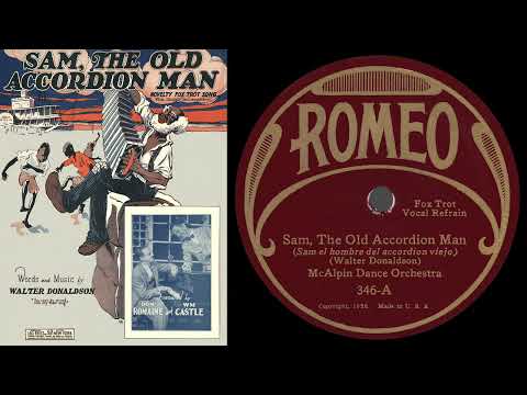 Sam, The Old Accordion Man (McAlpin 1927)