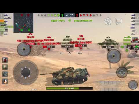 World Of Tanks Blitz - Desert Sands (Encounter Battle) WZ-131G FT
